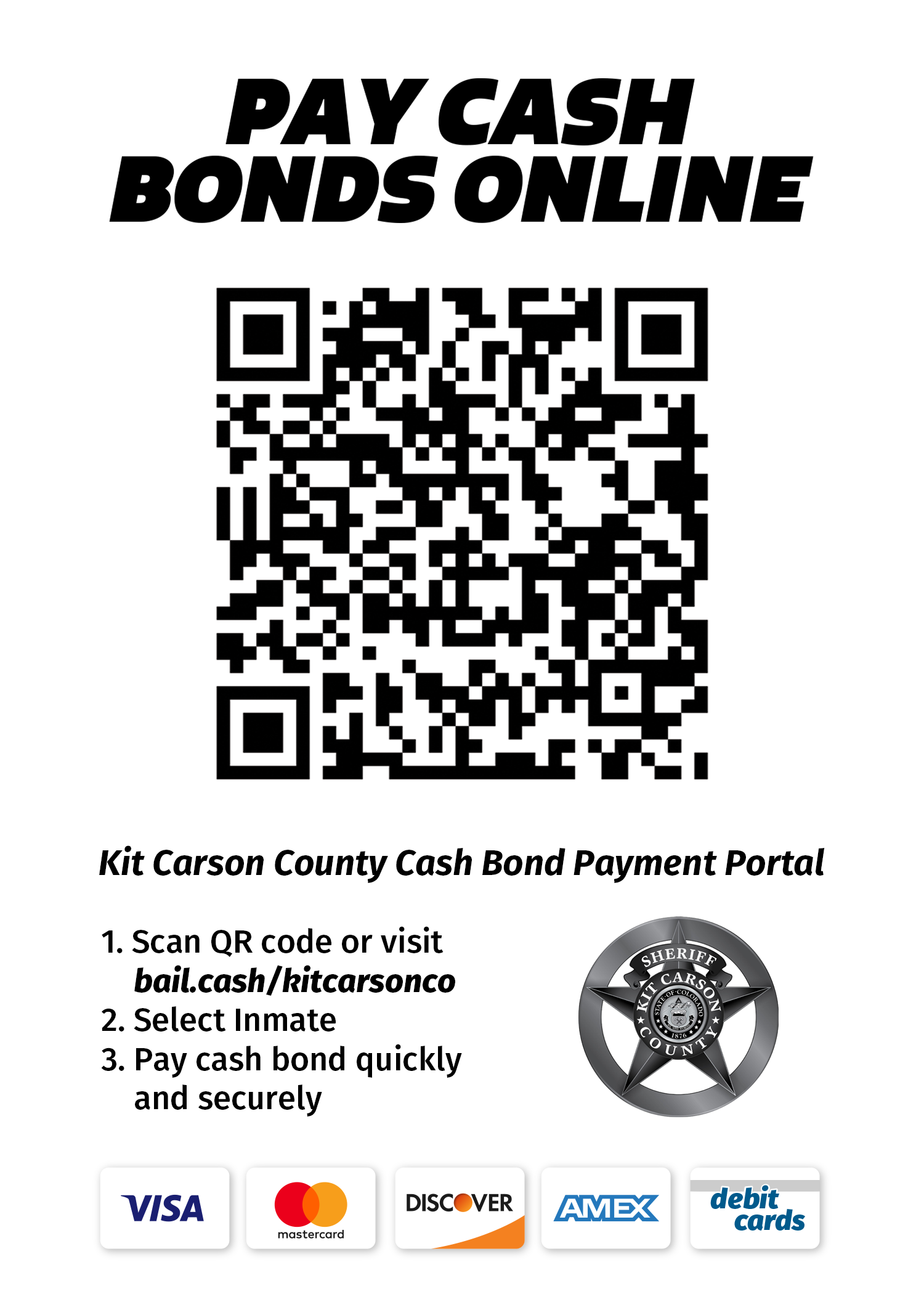 QR code to access bond information