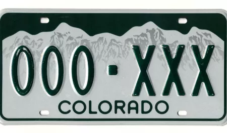 Picture of Colorado license plate