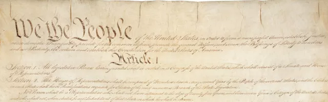 US Constitution Banner